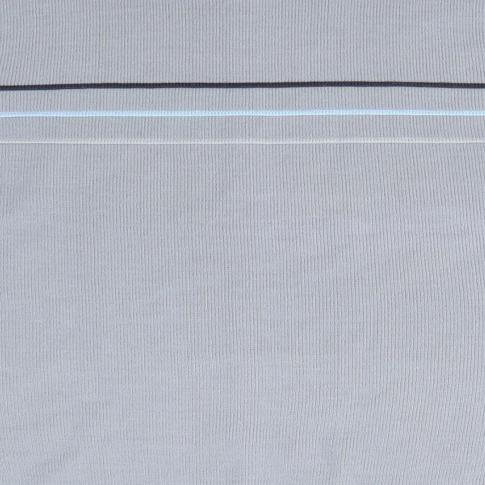 Easy Mens Grey Round Neck Striped Acrylic Pullover Jumper Size S   - Dark blue Light blue Grey Stripe