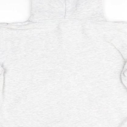 Fruit of the Loom Womens Grey  Cotton Full Zip Hoodie Size S  Zip - Gran Canaria Lizards