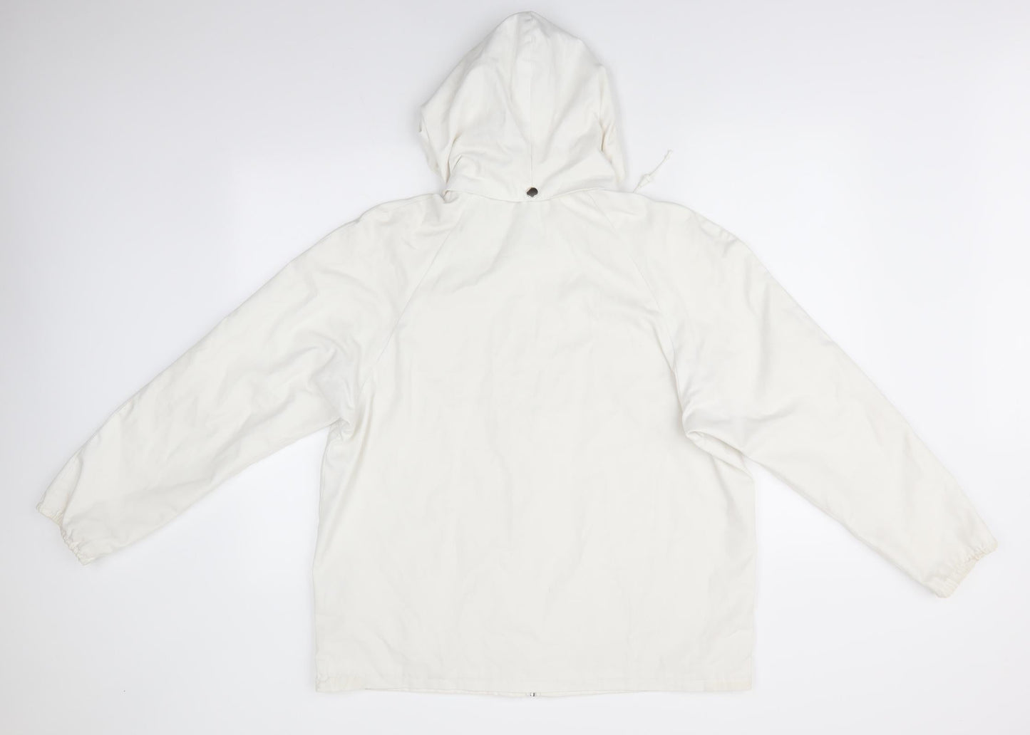 Preworn Womens White   Jacket Coat   Zip