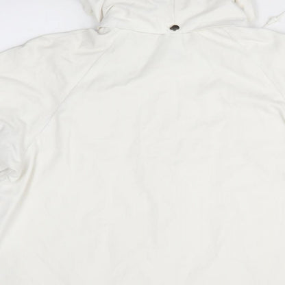 Preworn Womens White   Jacket Coat   Zip