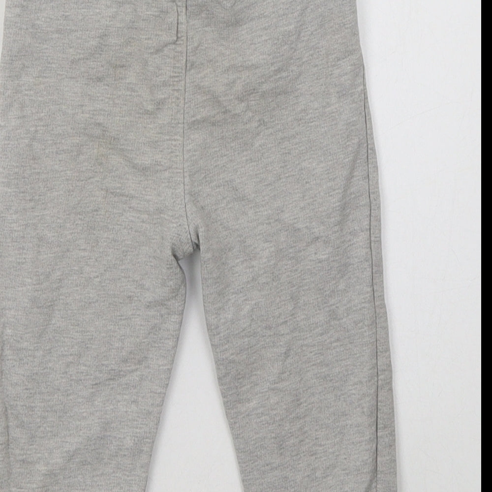 BHS Baby Grey  Cotton Jogger Trousers Size 12-18 Months   - Mickey
