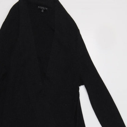 F&F Womens Grey V-Neck   Cardigan Jumper Size 12