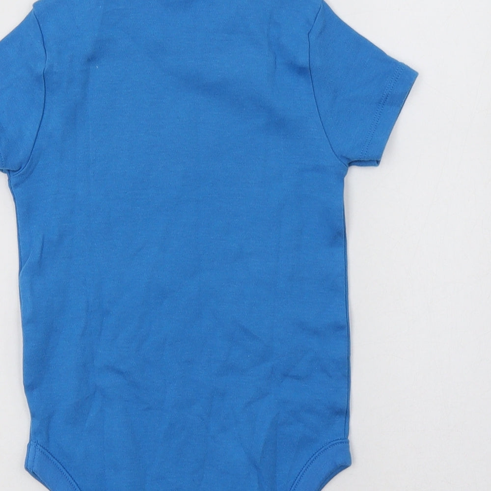 Pep & Co Baby Blue  Cotton Romper One-Piece Size 18-24 Months  Snap - Puppy