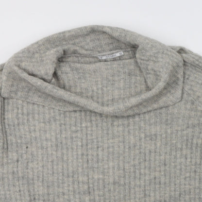 Womens UK Size S Pull & Bear Grey Pullover Jumper