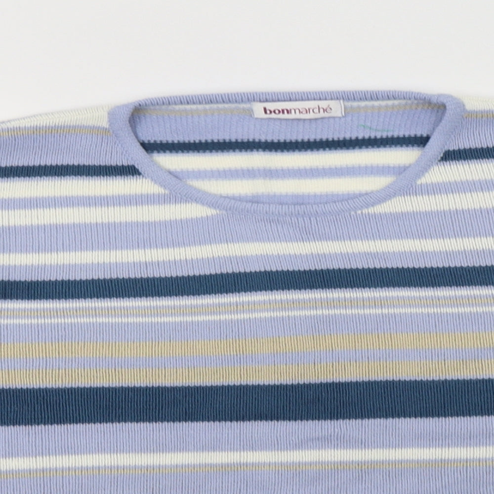 Womens UK Size M Bonmarché Blue Pullover Jumper