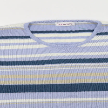 Womens UK Size M Bonmarché Blue Pullover Jumper