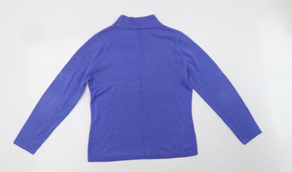 Womens UK Size S Bonmarché Blue Pullover Jumper