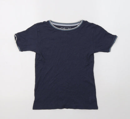 NEXT Boys Blue  Cotton Basic T-Shirt Size 9 Years Crew Neck