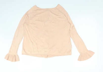 Womens UK Size 12 M&S Pink Cardigan Jumper