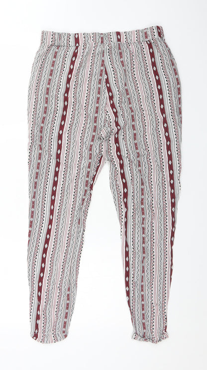 Womens UK Size 12 Atmosphere Regular Fit Bloomer Multicoloured Trousers
