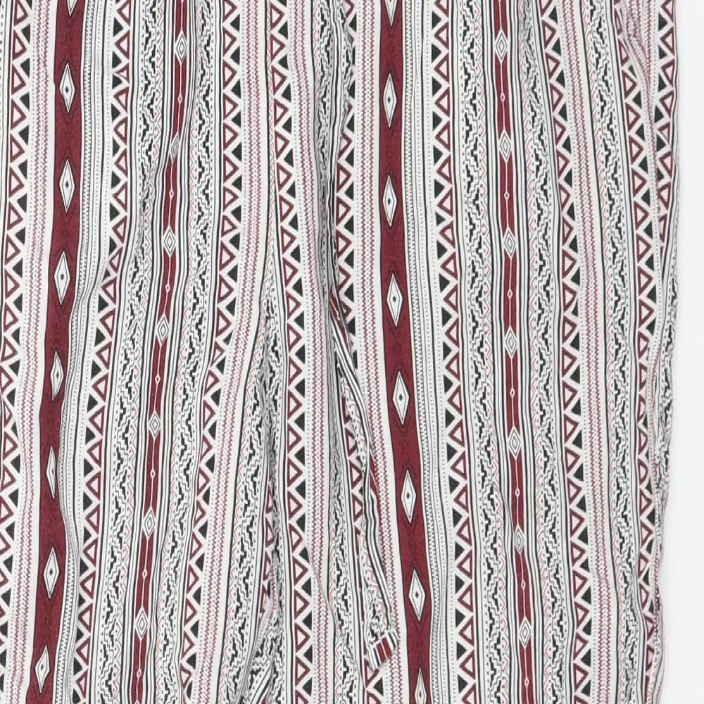 Womens UK Size 12 Atmosphere Regular Fit Bloomer Multicoloured Trousers