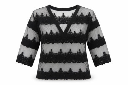 Womens UK Size 12 NEXT Black Basic T-Shirt