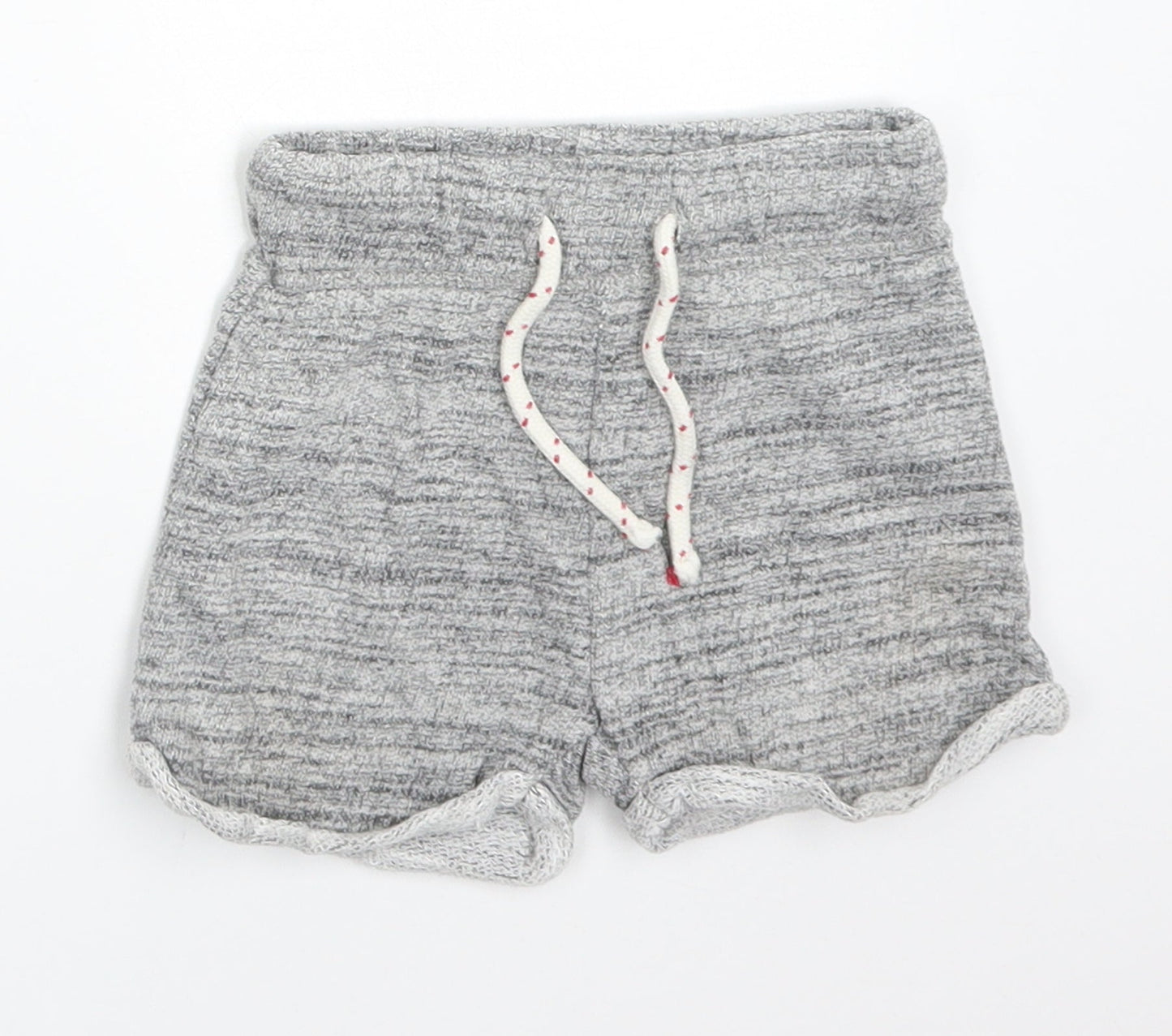 NEXT Boys Grey  Cotton Cropped Trousers Size 6-9 Months