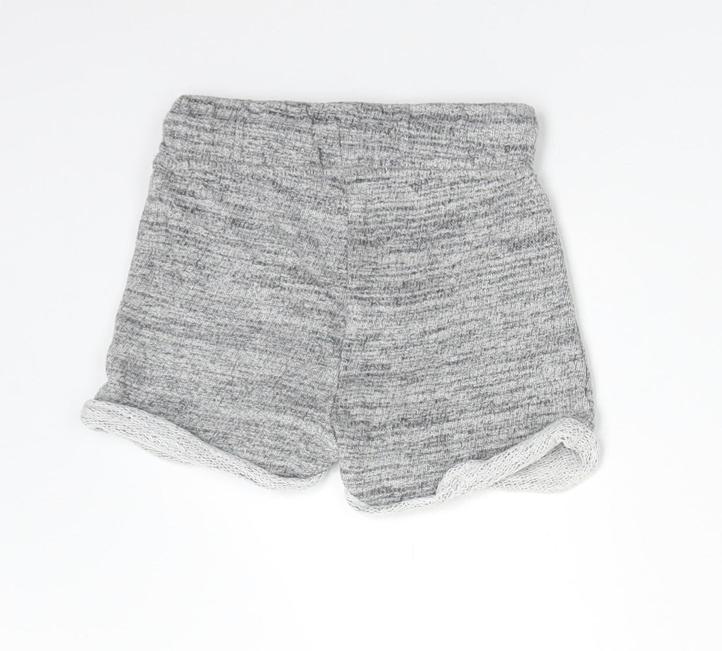 NEXT Boys Grey  Cotton Cropped Trousers Size 6-9 Months