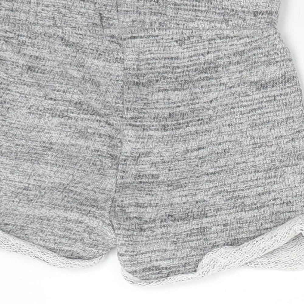 NEXT Boys Grey  Cotton Cropped Trousers Size 6-9 Months