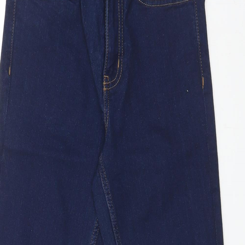 Womens UK Size 6 Preworn Regular Fit Skinny Blue Jeans