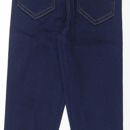 Womens UK Size 6 Preworn Regular Fit Skinny Blue Jeans
