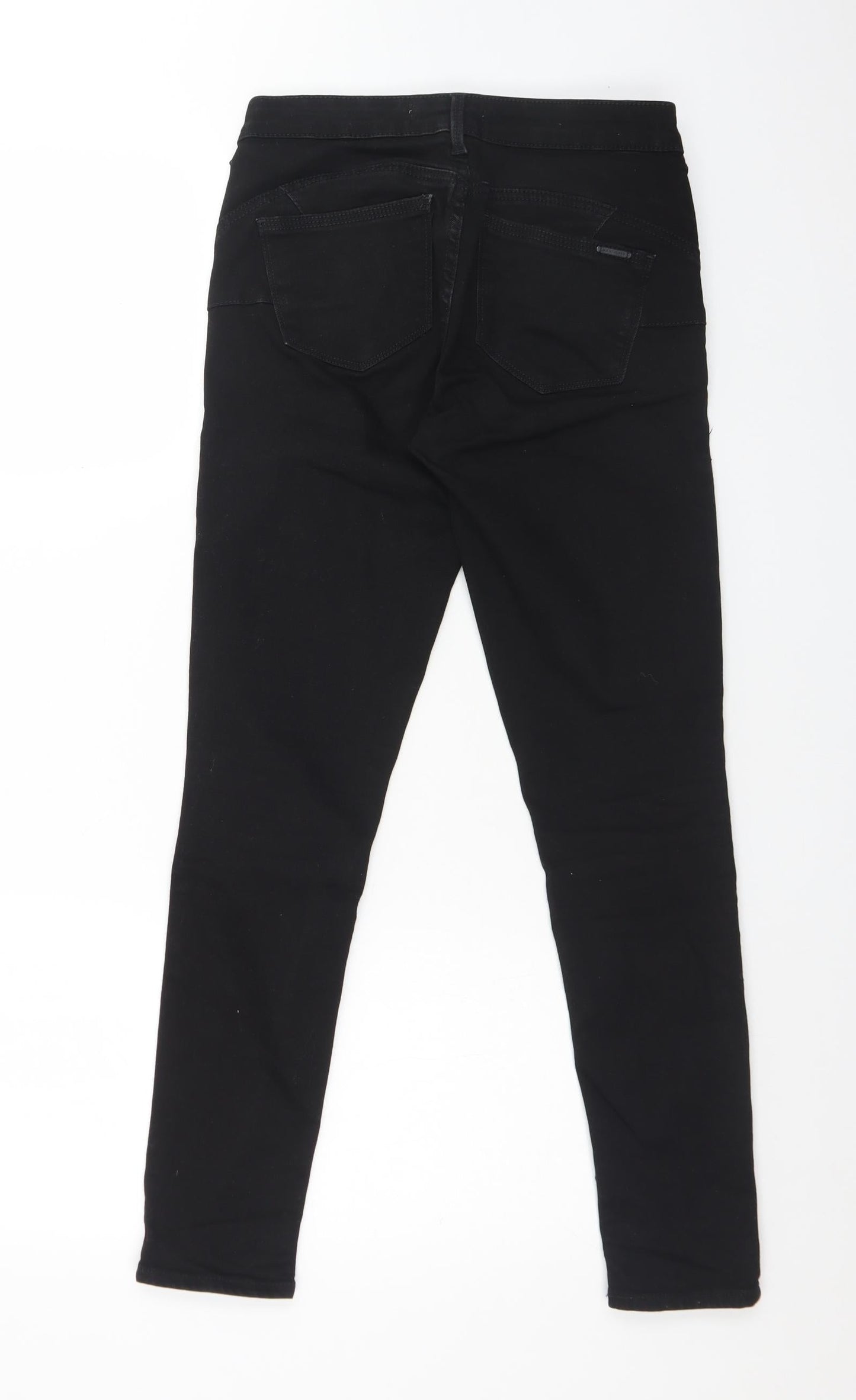 Womens UK Size 6 MNG Regular Fit Skinny Black Jeans