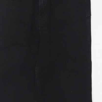 Womens UK Size 6 MNG Regular Fit Skinny Black Jeans