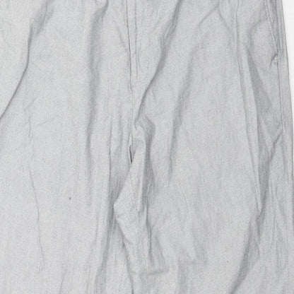 Mens UK Size 36 BURTON MENSWEAR Regular Fit Dress Pants Grey Trousers