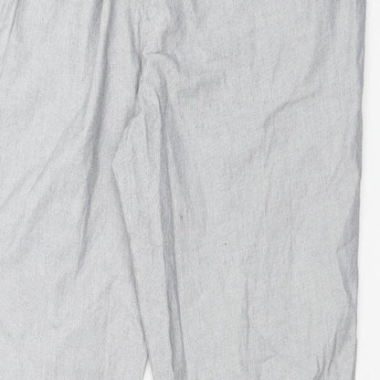 Mens UK Size 36 BURTON MENSWEAR Regular Fit Dress Pants Grey Trousers