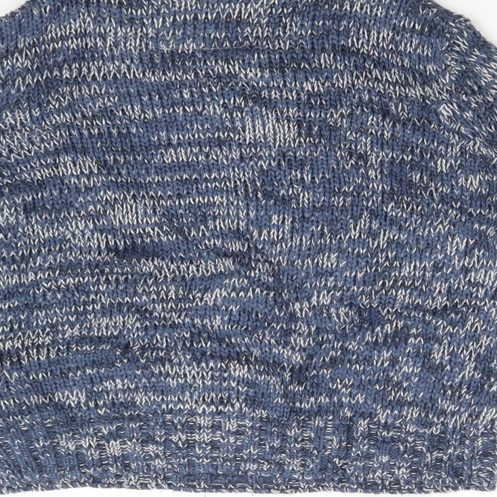 FREAK CLOTHING 1964 Boys Blue High Neck  Acrylic Pullover Jumper Size 5-6 Years