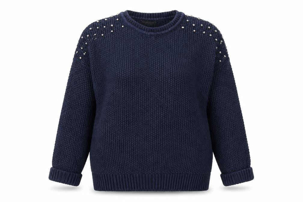 Womens UK Size 10 Topshop Blue Pullover Jumper