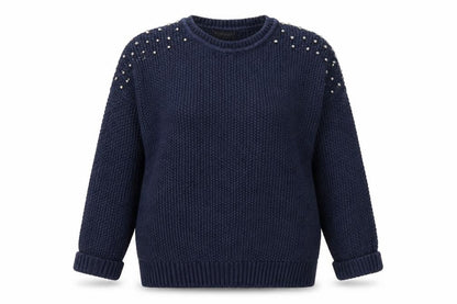 Womens UK Size 10 Topshop Blue Pullover Jumper