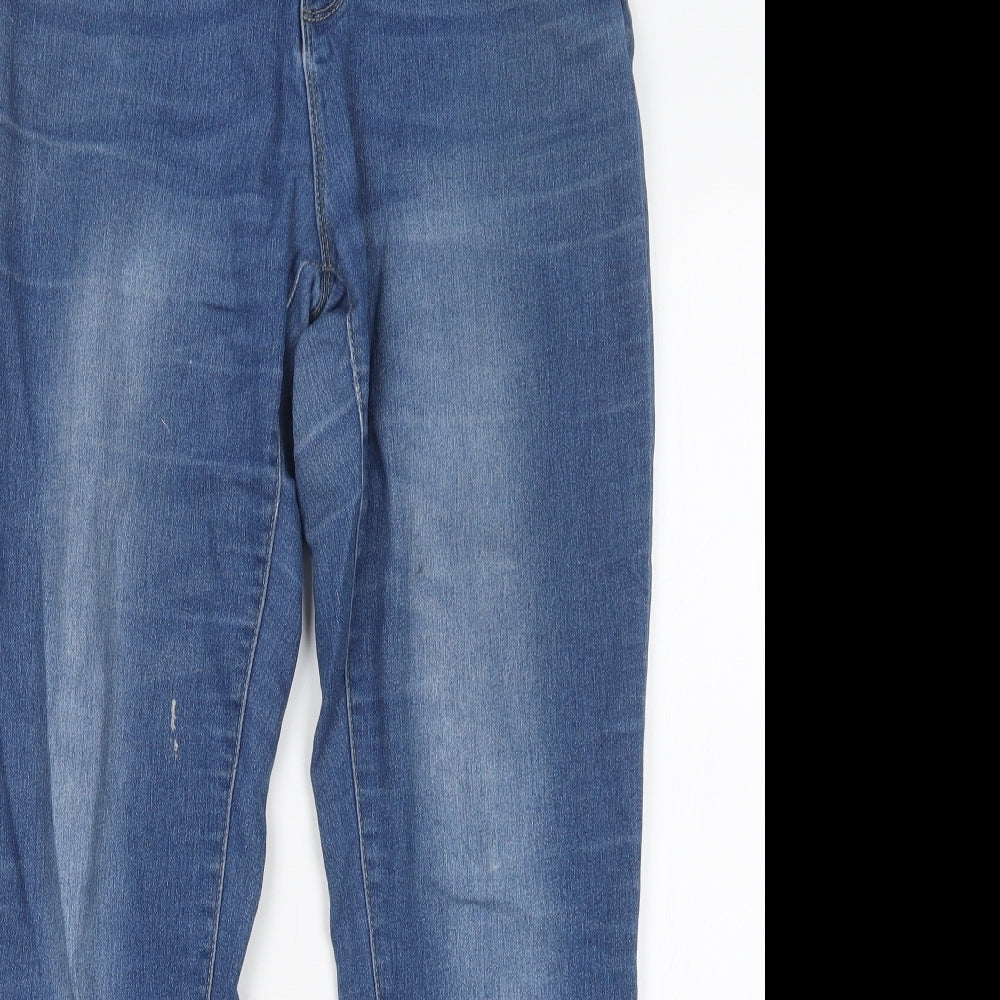 Denim Co Womens Blue  Cotton Skinny Jeans Size 12 L28 in Regular
