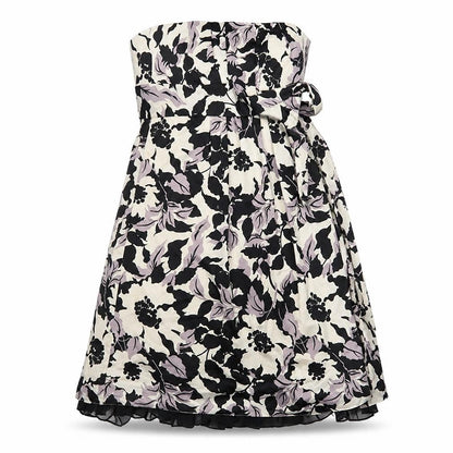 DEFINITIONS Womens Multicoloured Floral Polyester A-Line  Size 8  Off the Shoulder
