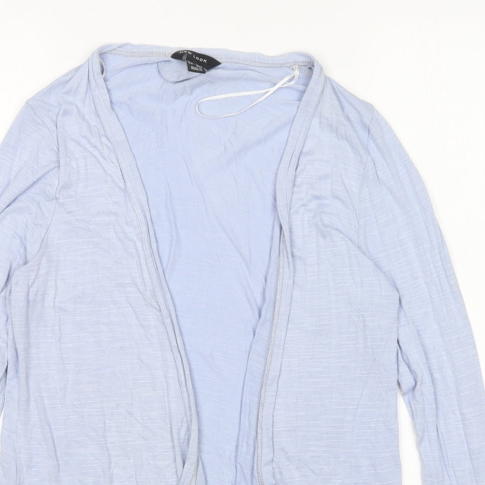 New Look Womens Black V-Neck  Viscose Cardigan Jumper Size 14
