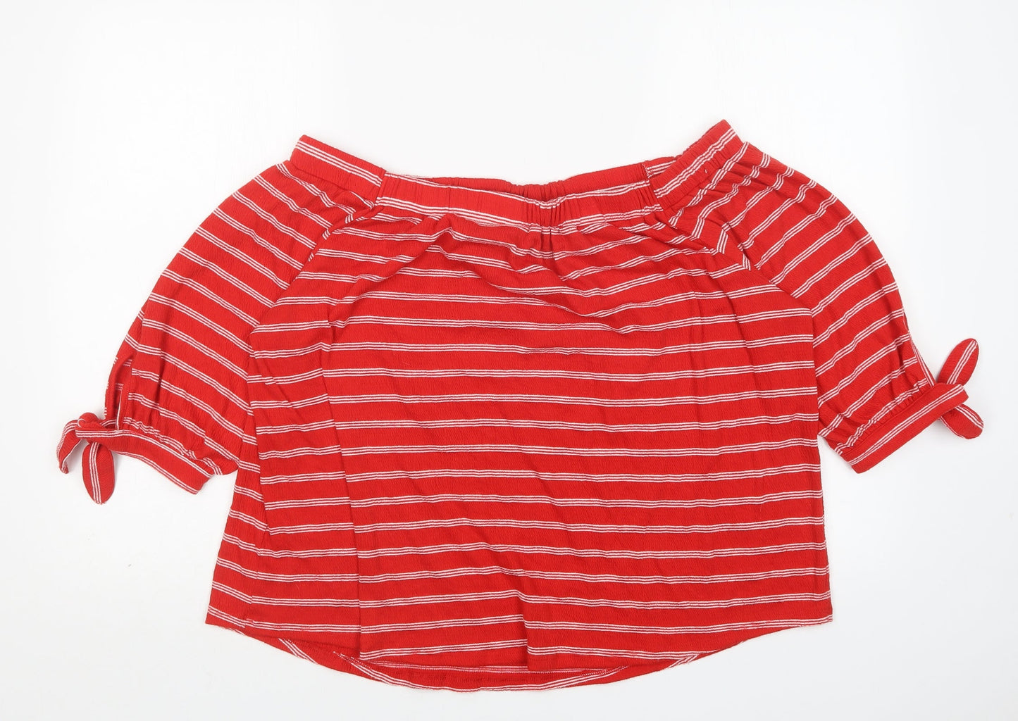 Womens UK Size 16 Papaya Multicoloured Pullover Jumper