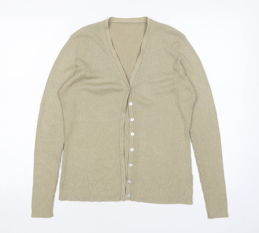 Womens UK Size 12 Dorothy Perkins Green Cardigan Jumper