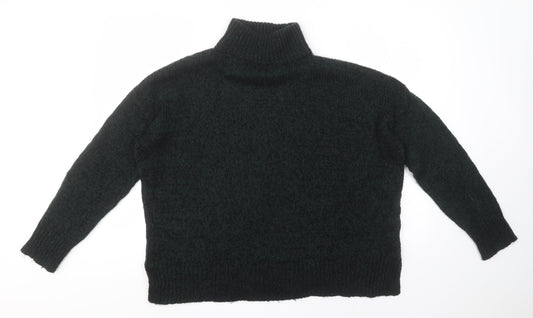 New Look Mens Brown High Neck  Acrylic Pullover Jumper Size L