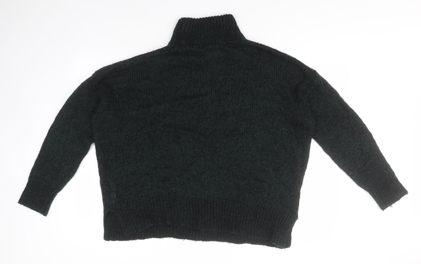 New Look Mens Brown High Neck  Acrylic Pullover Jumper Size L