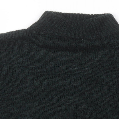 New Look Mens Brown High Neck  Acrylic Pullover Jumper Size L