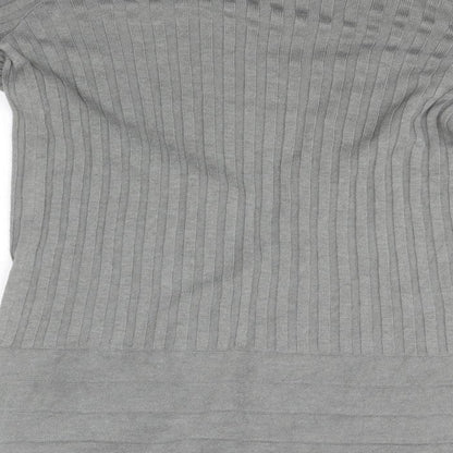Womens UK Size 10 Per Una Grey Cardigan Jumper