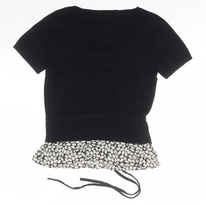 Womens UK Size 10 NEXT Black Pullover Jumper