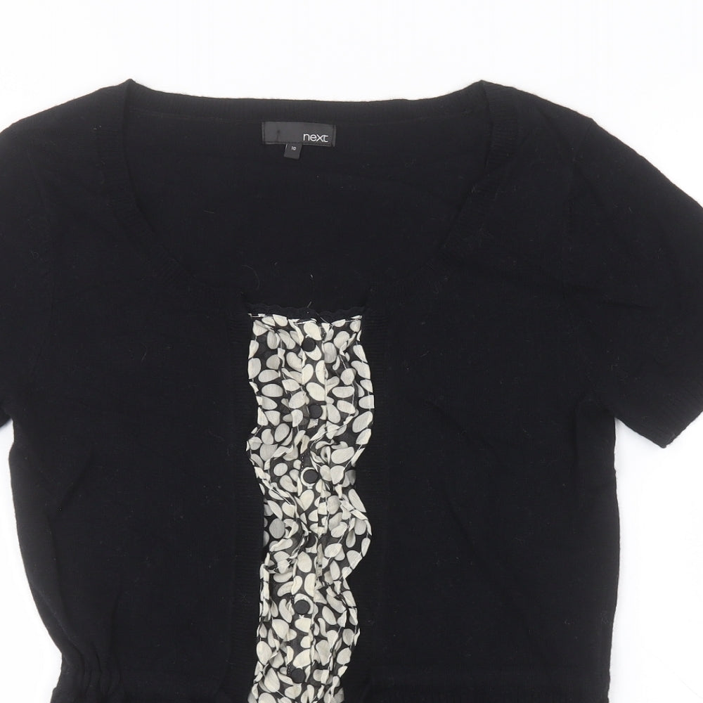 Womens UK Size 10 NEXT Black Pullover Jumper