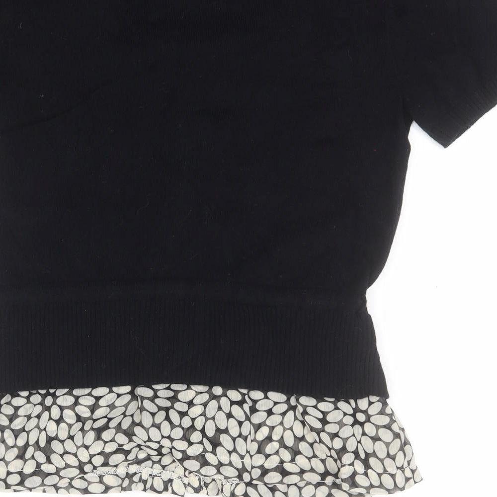 Womens UK Size 10 NEXT Black Pullover Jumper