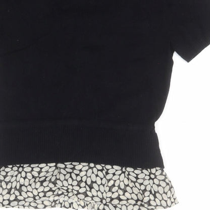Womens UK Size 10 NEXT Black Pullover Jumper