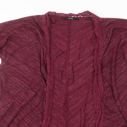 George Womens Pink Round Neck  Viscose Cardigan Jumper Size 8