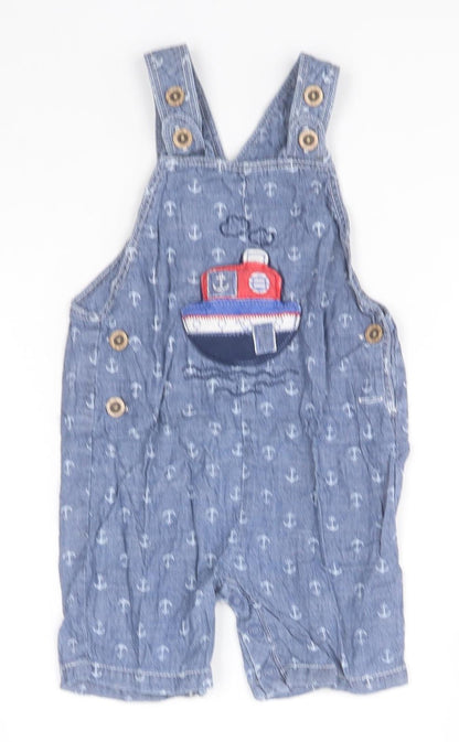 Preworn Baby Blue   Dungaree One-Piece    - Boat