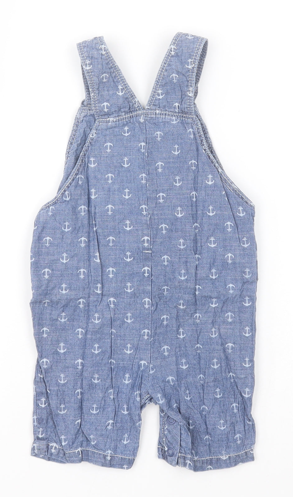 Preworn Baby Blue   Dungaree One-Piece    - Boat