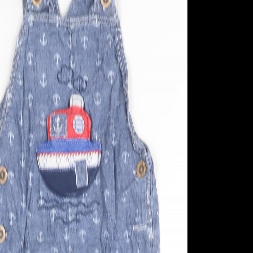 Preworn Baby Blue   Dungaree One-Piece    - Boat