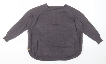 Womens UK Size  Preworn Grey Pullover Jumper