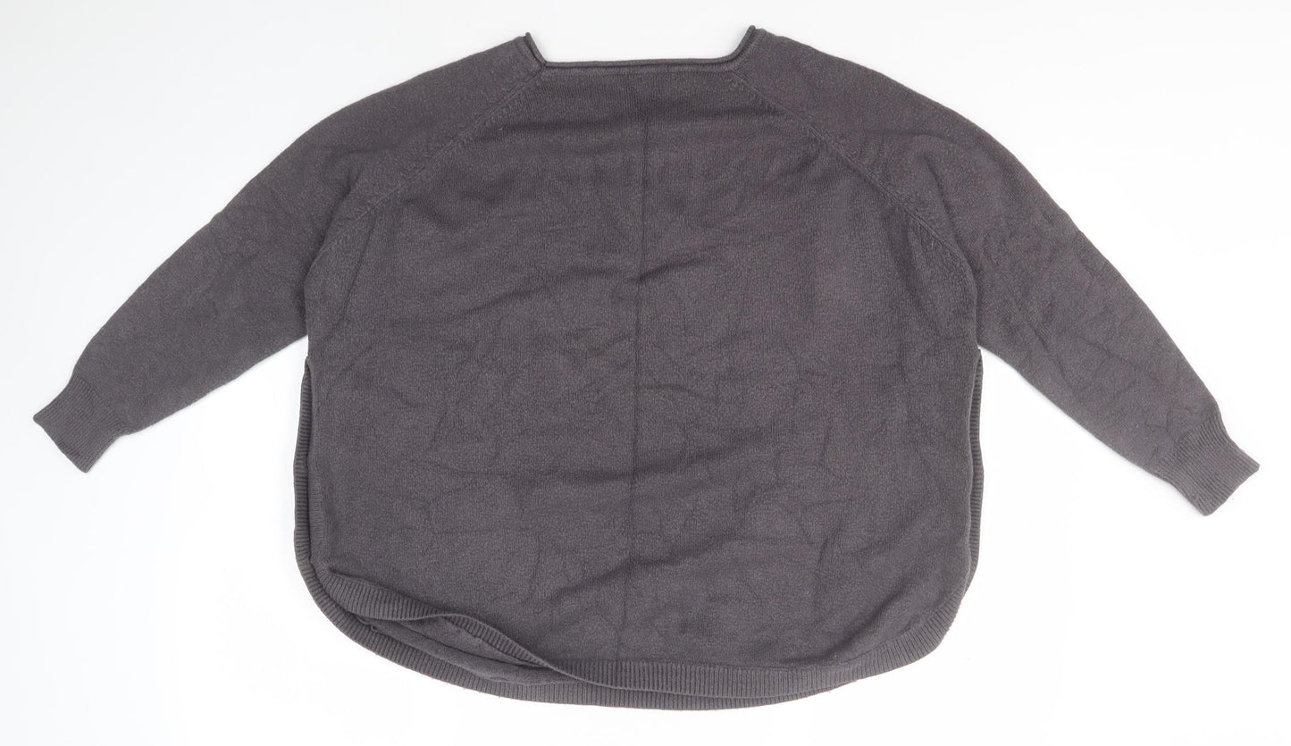 Womens UK Size  Preworn Grey Pullover Jumper