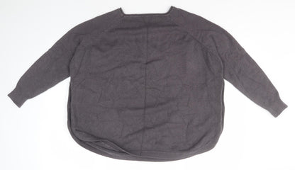 Womens UK Size  Preworn Grey Pullover Jumper