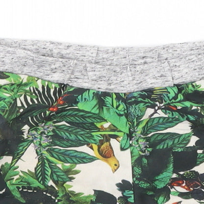 Matalan Girls Grey Floral Polyester Hot Pants Shorts Size 4 Years  Regular
