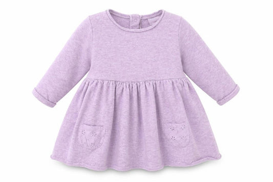 NEXT Girls Blue  Cotton A-Line  Size 6-9 Months  Round Neck